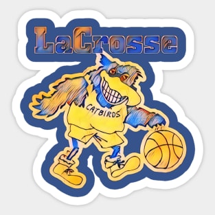 LaCrosse Catbirds Basketball Sticker